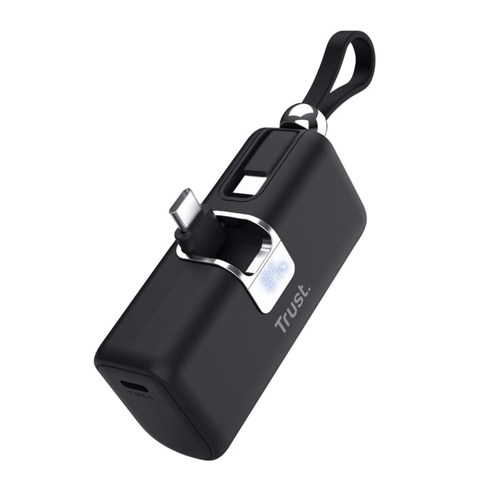 TRUST Pacto 5000 mAh Джобна външна батерия Черна