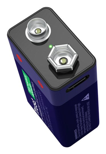 Презареждаща се 9V батерия Trust USB-C