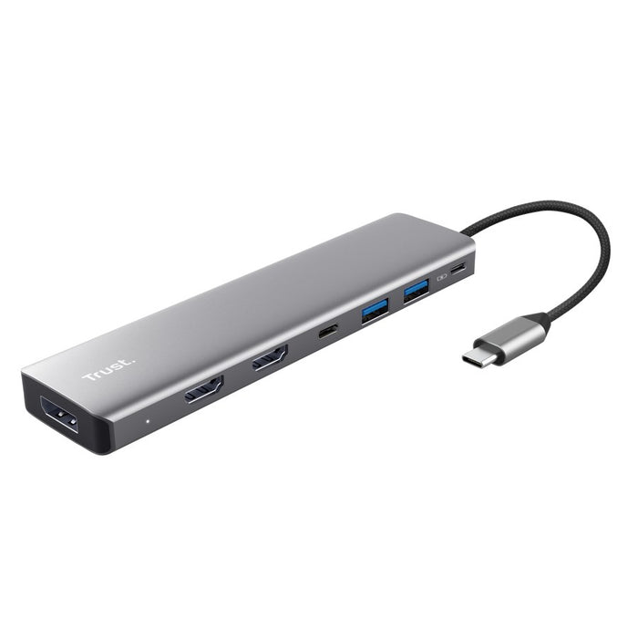 Trust 25661 интерфейсен хъб USB Type-C Алуминий