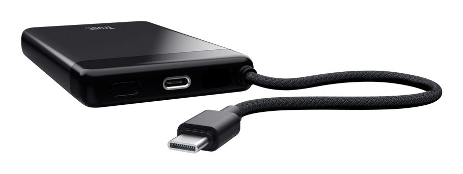 Външна батерия Trust 25880, литиево-йонна (Li-Ion) 10000 mAh, черна