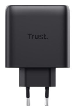 Зарядно устройство Trust Maxo 65W с 2 порта USB-C GaN