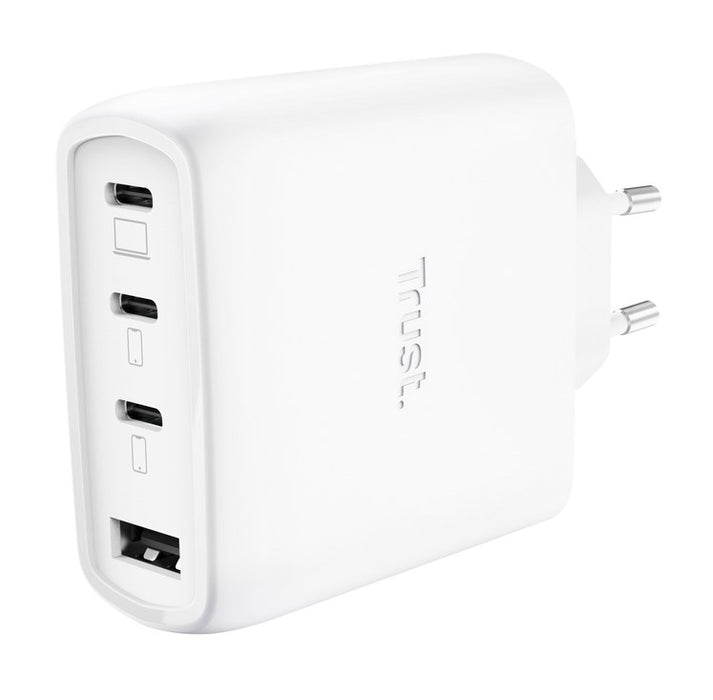 Trust Maxo 65W Универсална бяла AC батерия за бързо зареждане на закрито