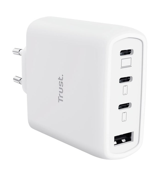 Trust Maxo 65W Универсална бяла AC батерия за бързо зареждане на закрито