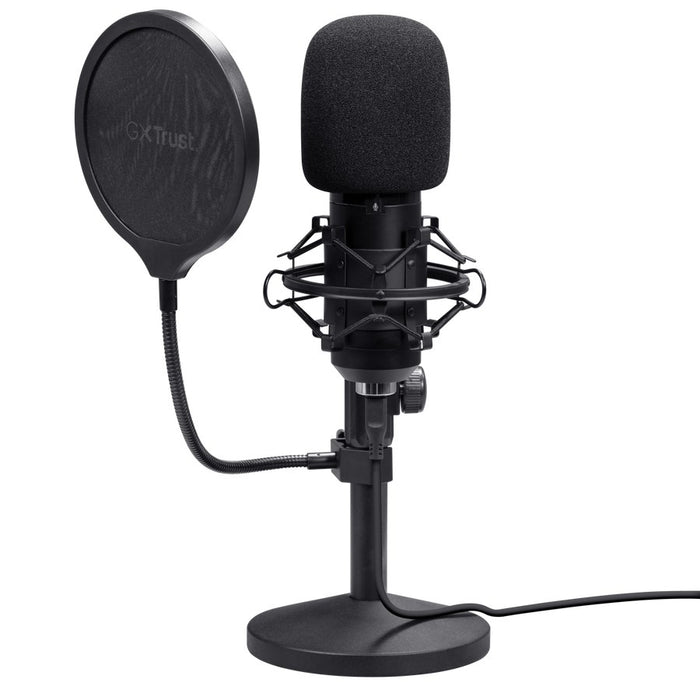 Студиен микрофон Trust GXT 269 Emita II черен