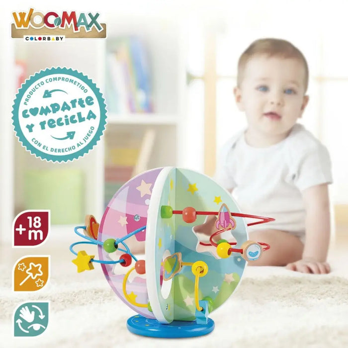 Център за дейности Woomax 2 броя 25,5 x 20,5 x 20 cm