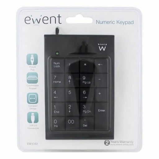 Цифрова клавиатура Ewent EW3102 Черен