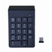 Цифрова клавиатура GEMBIRD KPD-W-02 Черен Безжичен