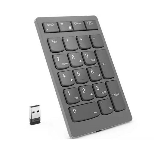 Цифрова клавиатура Lenovo 4Y41C33791 Черен Сив