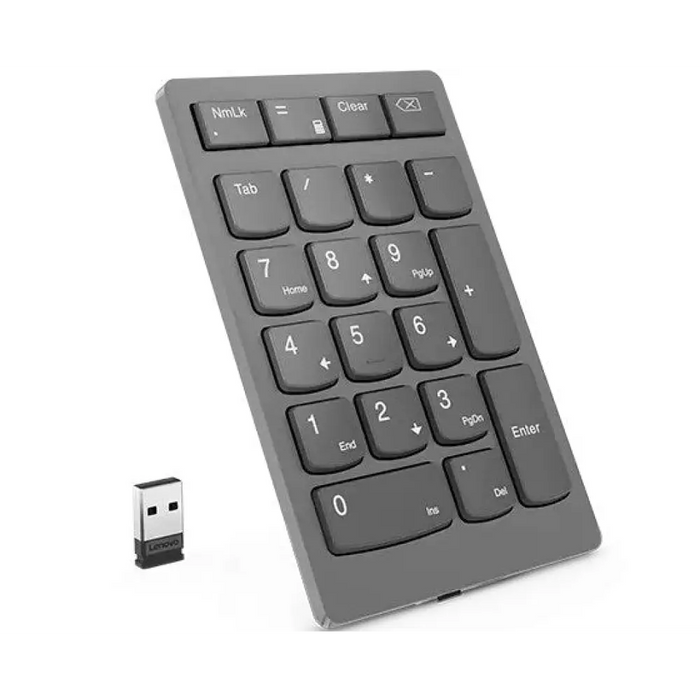 Цифрова клавиатура Lenovo 4Y41C33791 Черен Сив