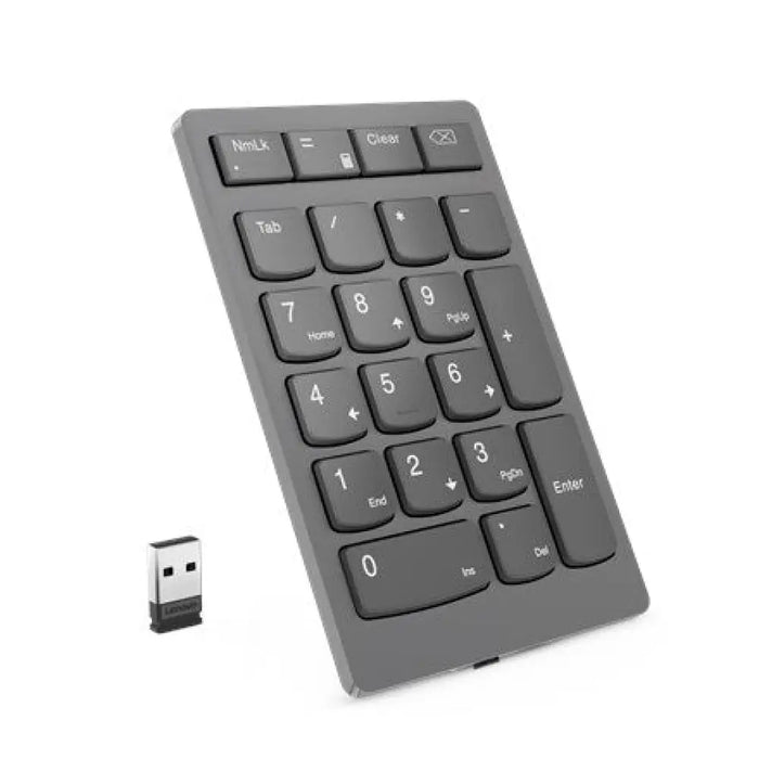 Цифрова клавиатура Lenovo 4Y41C33791 Черен Сив