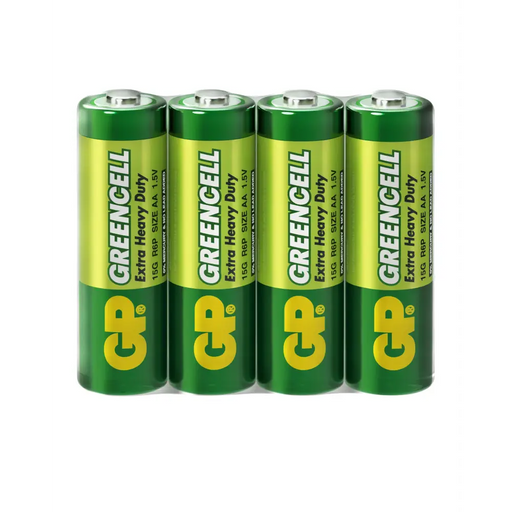 Цинк карбонова батерия GP R6 GREENCELL 15G-S4 /4 бр.