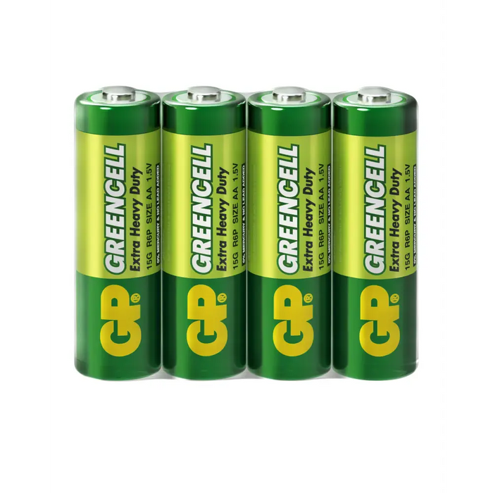 Цинк карбонова батерия GP R6 GREENCELL 15G-S4 /4 бр.