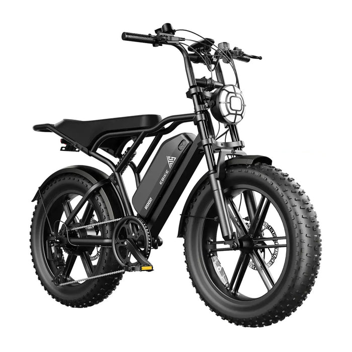 Електрически велосипед TST R002 BASIC FAT 20" BK 250 W, ДО 25 КМ/Ч, ПРОБЕГ ДО 75 КМ, 20.00 "