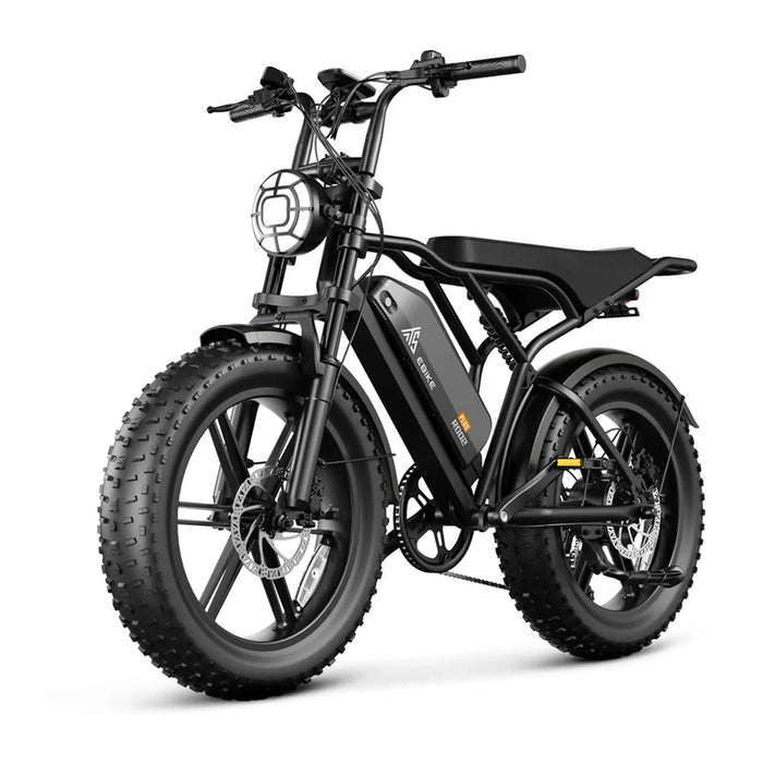 Електрически велосипед TST R002 BASIC FAT 20" BK 250 W, ДО 25 КМ/Ч, ПРОБЕГ ДО 75 КМ, 20.00 "