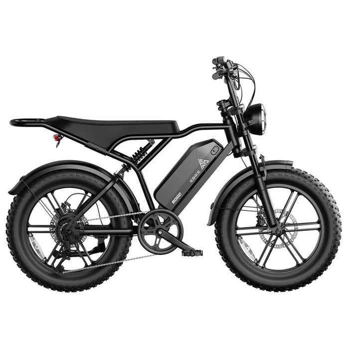Електрически велосипед TST R002 BASIC FAT 20" BK 250 W, ДО 25 КМ/Ч, ПРОБЕГ ДО 75 КМ, 20.00 "
