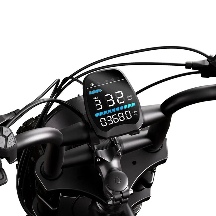 Електрически велосипед TST R002 BASIC FAT 20" BK 250 W, ДО 25 КМ/Ч, ПРОБЕГ ДО 75 КМ, 20.00 "