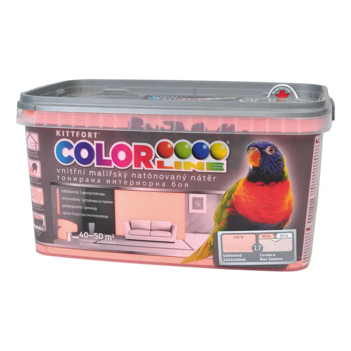 ЦВЕТЕН ЛАТЕКС ЦВЯТ СЬОМГА 4 KG COLOR LINE