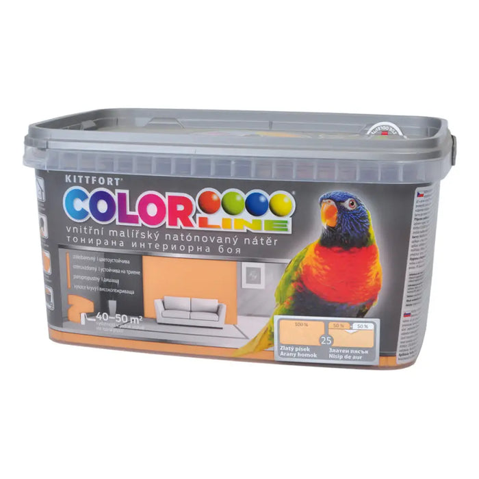 ЦВЕТЕН ЛАТЕКС CL 25 ЗЛАТЕН ПЯСЪК 4 KG COLOR LINE