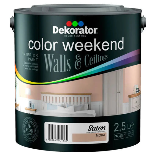 ЦВЕТЕН ЛАТЕКС САТЕН МОКА 2.5 L DEKORATOR