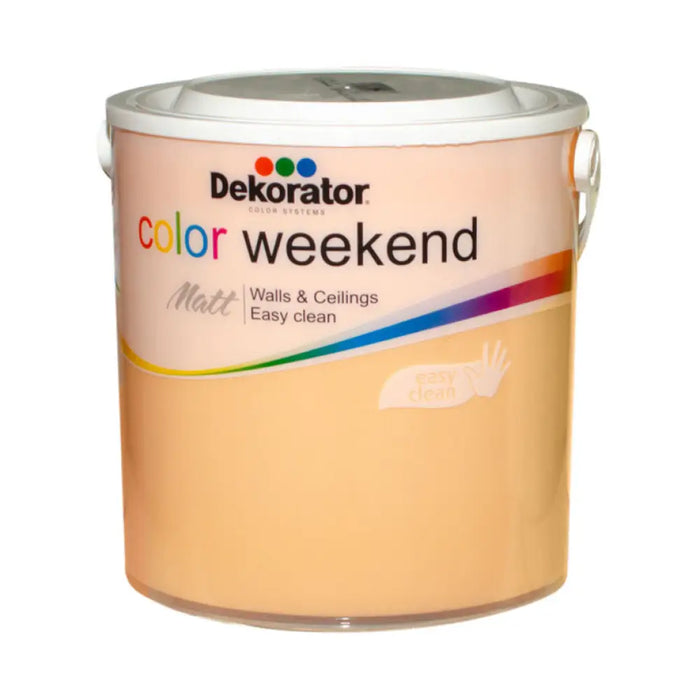 ЦВЕТЕН ЛАТЕКС ЦВЯТ СОЧНА ПРАСКОВА 2.5 L DEKORATOR