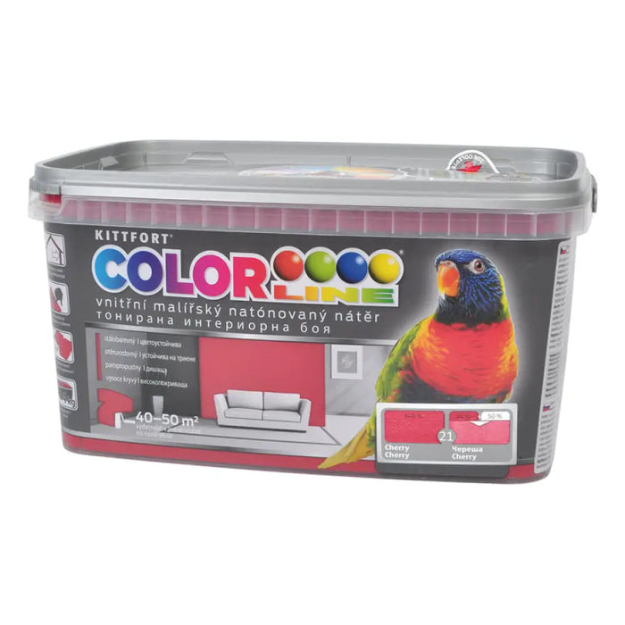 ЦВЕТЕН ЛАТЕКС ЦВЯТ ЧЕРЕША 4 KG COLOR LINE