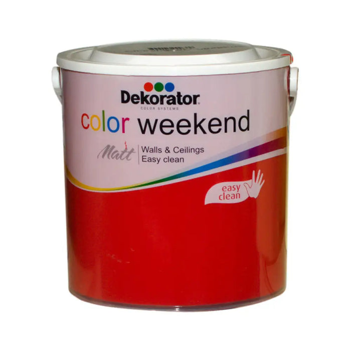 ЦВЕТЕН ЛАТЕКС MAT БУРГУНДСКО ЧЕРВЕНО 2.5 L DEKORATOR