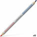 Цветни моливи Faber-Castell Jumbo Син Червен (12 броя)