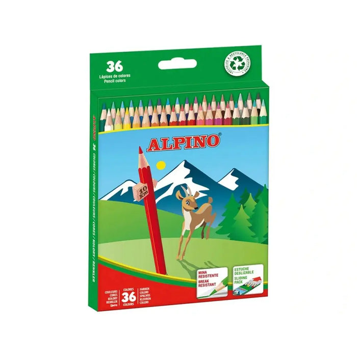 Цветни моливи Alpino Многоцветен 36 Части (4 броя)
