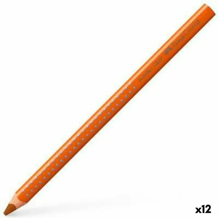 Цветни моливи Faber-Castell Jumpo Grip Охра (12 броя)