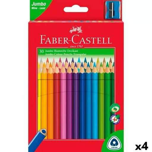 Цветни моливи Faber-Castell Многоцветен 4 Части