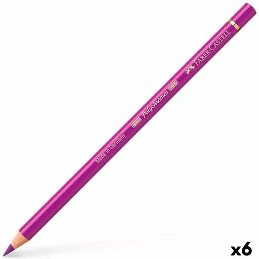 Цветни моливи Faber-Castell Polychromos Пурпурно Червено 6