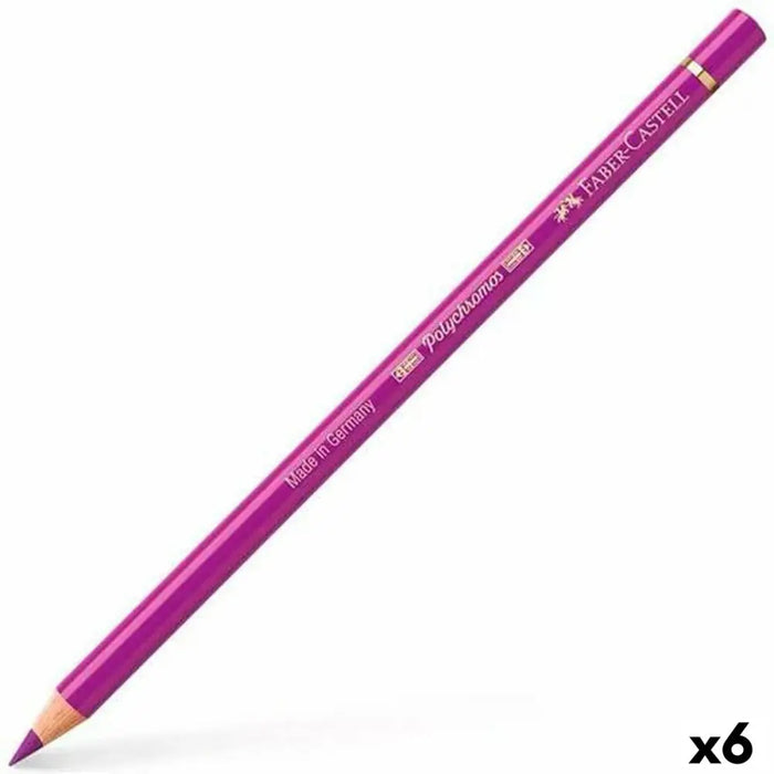 Цветни моливи Faber-Castell Polychromos Пурпурно Червено 6