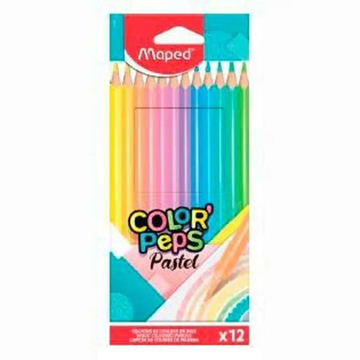 Цветни моливи Maped Color’ Peps Многоцветен 12 Части (12