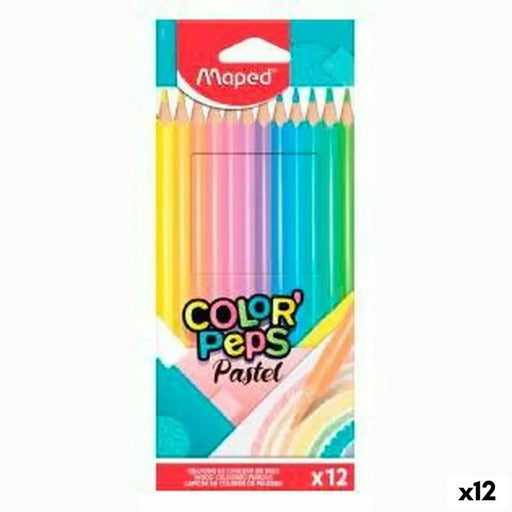 Цветни моливи Maped Color’ Peps Многоцветен 12 Части (12