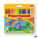 Цветни моливи Plastidecor Многоцветен (12 броя)