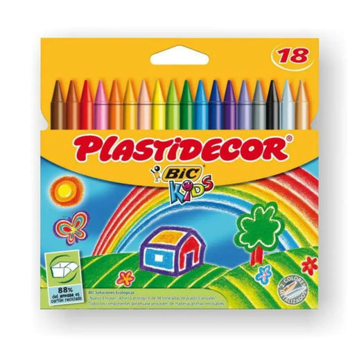 Цветни моливи Plastidecor Многоцветен (12 броя)