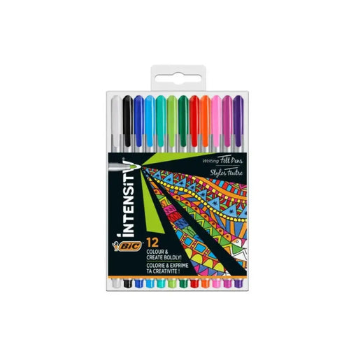 ЦВЕТНИ ТЪНКОПИСЦИ INTENSITY MEDIUM MIX 12 BIC