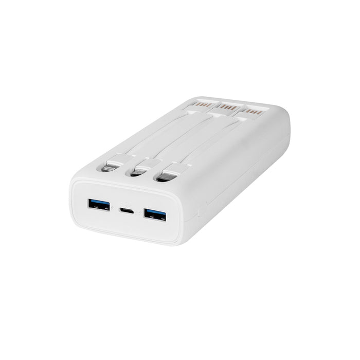 ВЪНШНА БАТЕРИЯ TTEC PowerSlim Trio 20 Ah White