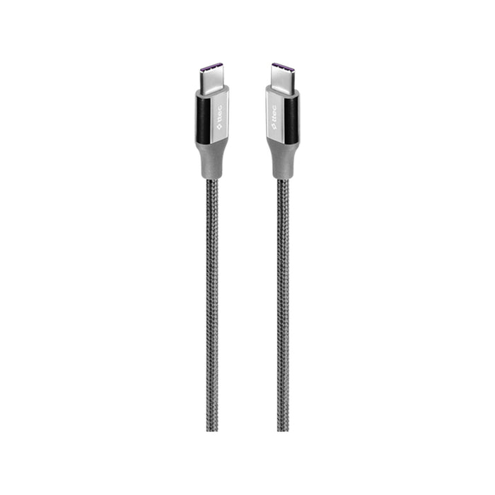 КАБЕЛ TTEC ALUMI TYPE-C 1.5 m 100w GREY