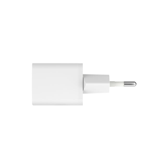 ЗАРЯДНО 220V TTEC 30W PD GaN WHITE+CABLE