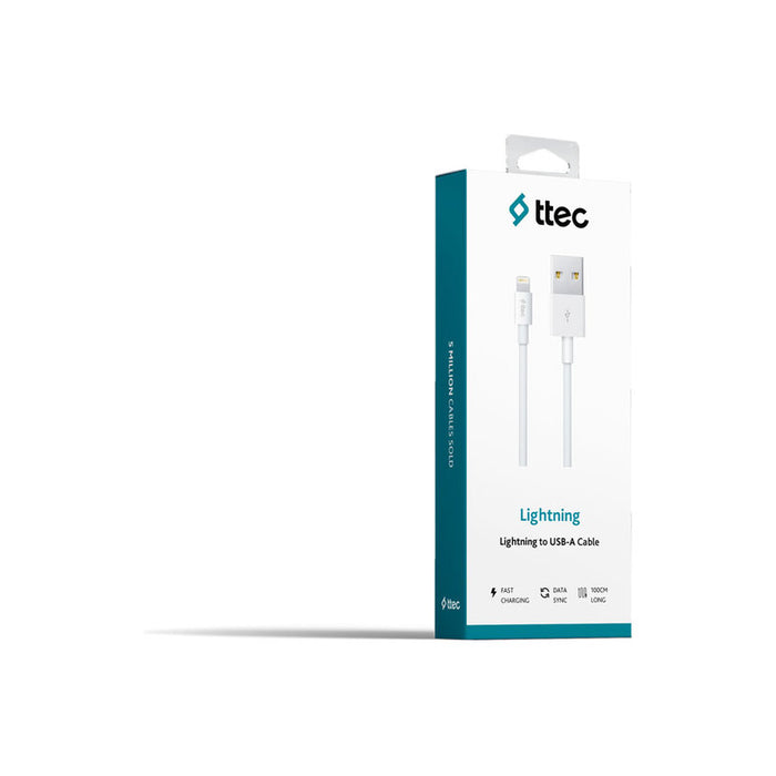 КАБЕЛ TTEC LIGHTNING 1 m WHITE