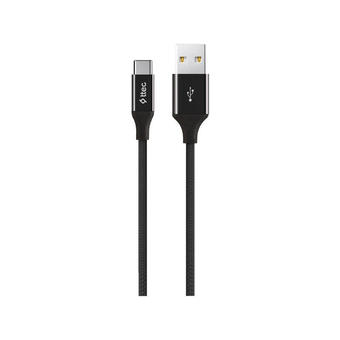 КАБЕЛ TTEC ALUMI TYPE-C 1.2 m BK 116906