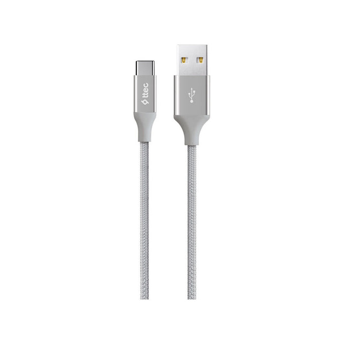 КАБЕЛ TTEC ALUMI TYPE-C 1.2 m SIL 117147