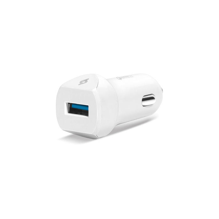 ЗАРЯДНО 12V TTEC 18W QC 3.0 WHITE+CABLE*