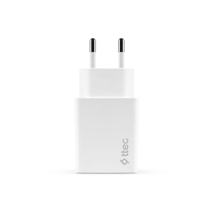 ЗАРЯДНО 220V TTEC 20W PD WHITE