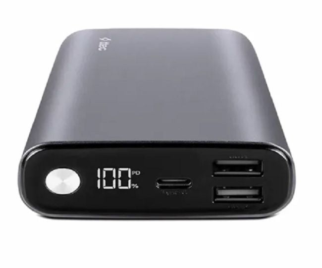 Портативна батерия ttec - ReCharger Pro, 15 000 mAh, сива