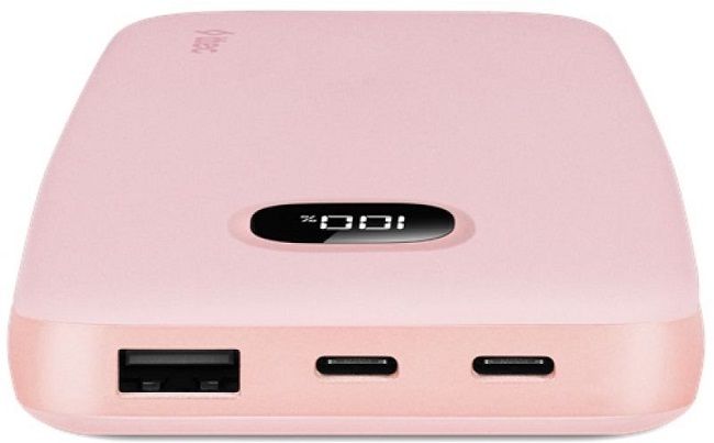 Портативна батерия ttec - ChargeUp Pro, 20 000 mAh, розова