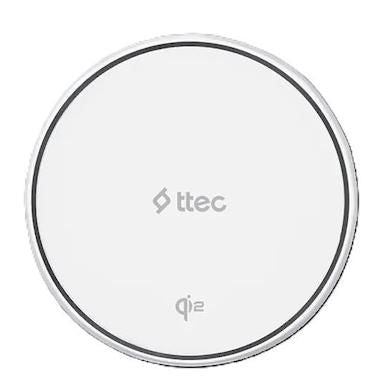 Безжично зарядно Ttec – AirCharger M Pro, 15W, Qi2, бяло