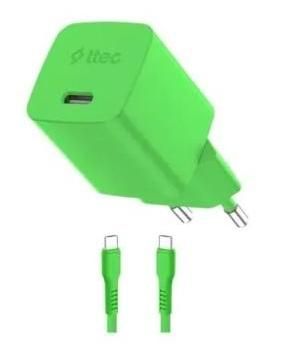 Зарядно устройство ttec - SmartCharger, 45W, USB-C, зелено