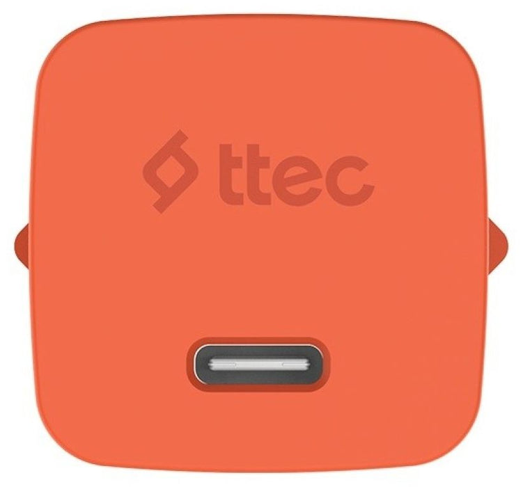 Зарядно устройство ttec - SmartCharger, 45W, USB-C, оранжево